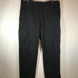 Dickies Men's Black Cargo Pants Straight Leg
